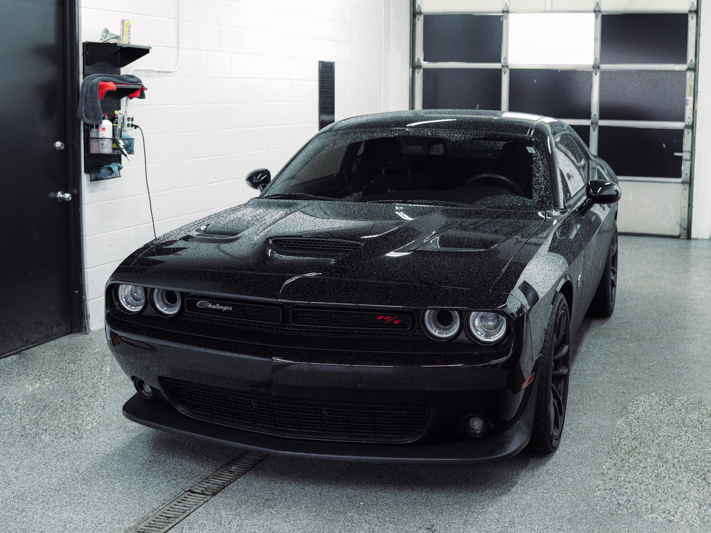 Dodge Challenger in the bay